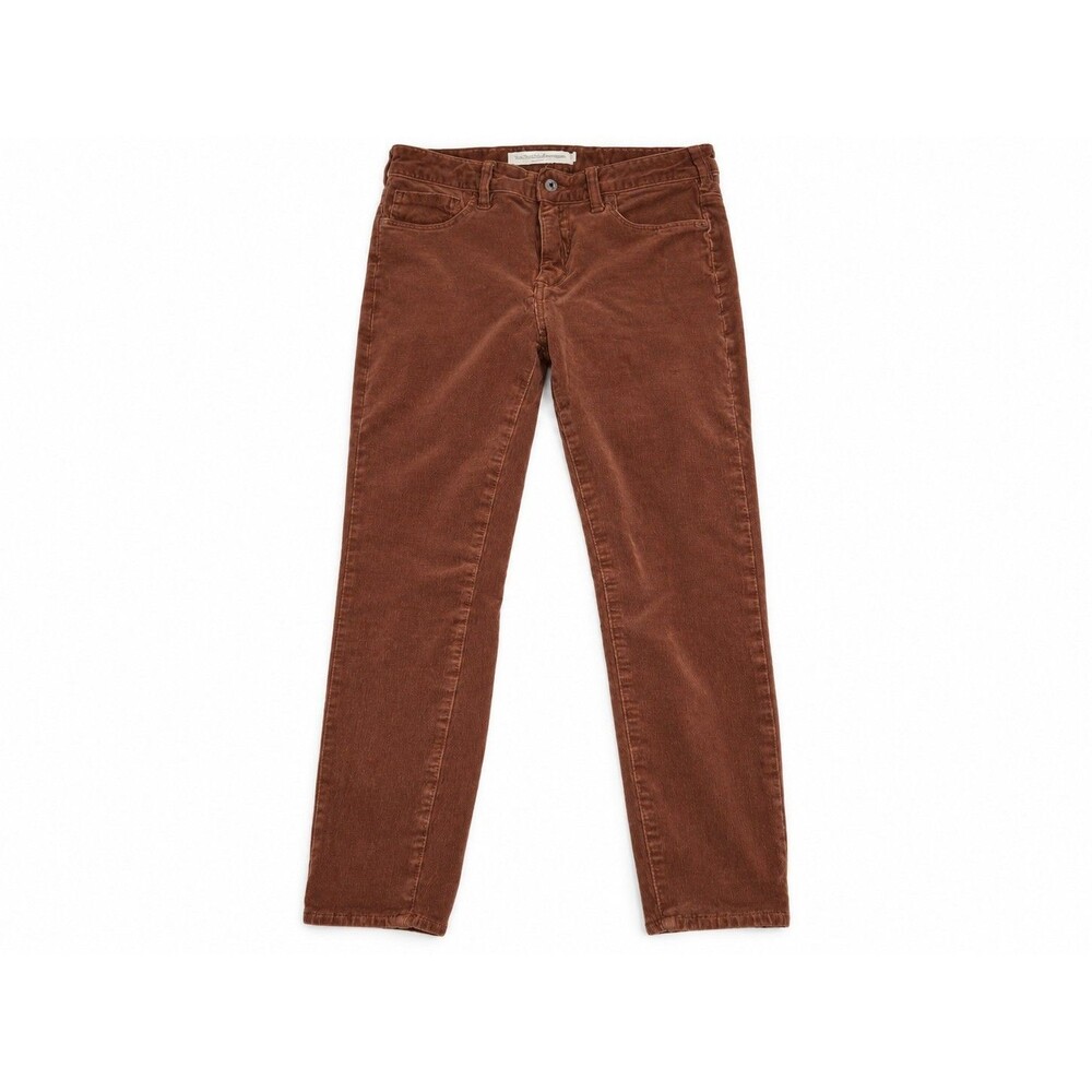 Anthropologie Pilcro High Rise Skinny Brown Corduroy Pants Size 28